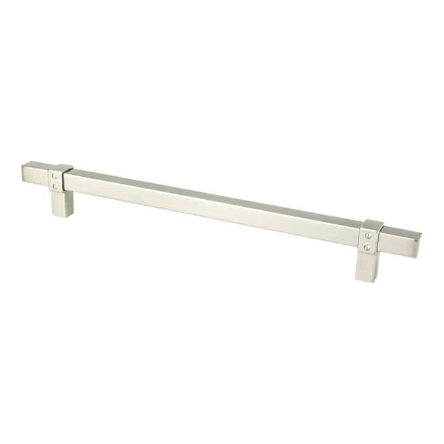 8-13/16" Rivet Rebel Handle Pull, Brushed Nickel