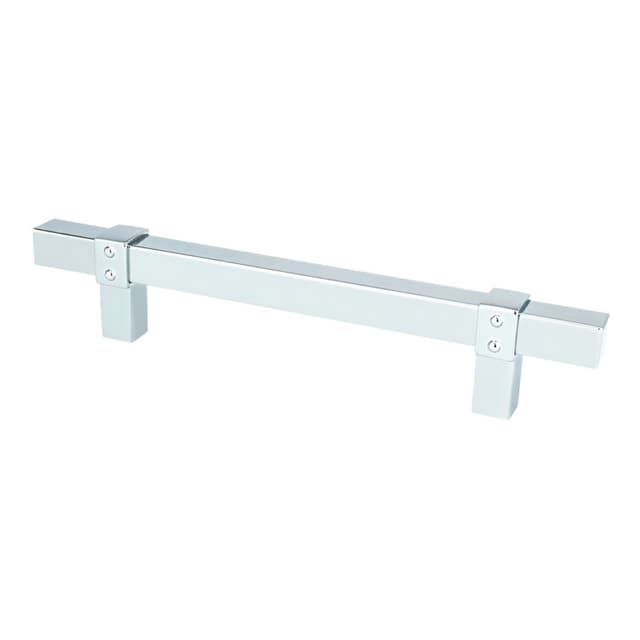 5-1/16" Rivet Rebel Handle Pull, Polished Chrome