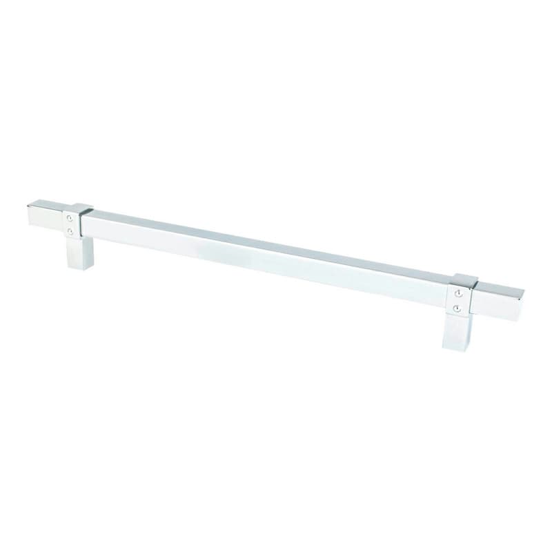 8-13/16" Rivet Rebel Handle Pull, Polished Chrome