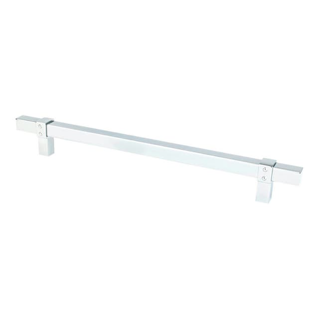 8-13/16" Rivet Rebel Handle Pull, Polished Chrome
