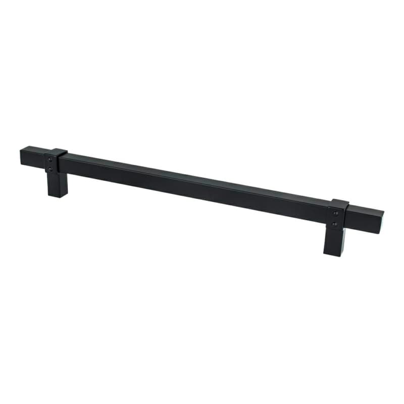8-13/16" Rivet Rebel Handle Pull, Matte Black