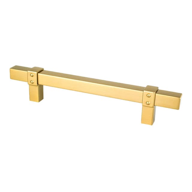 5-1/16" Rivet Rebel Handle Pull, Modern Brushed Gold