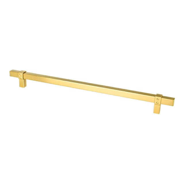 12" Rivet Rebel Appliance Pull, Modern Brushed Gold
