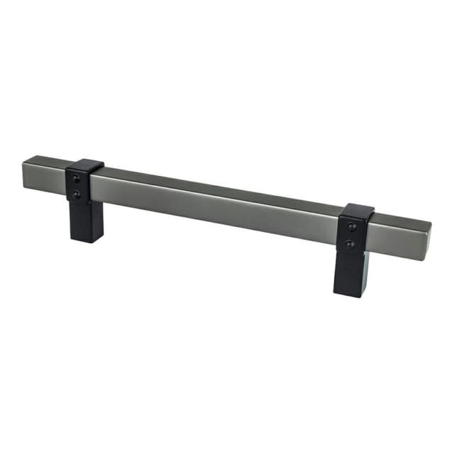 5-1/16" Rivet Rebel Handle Pull, Slate/Matte Black