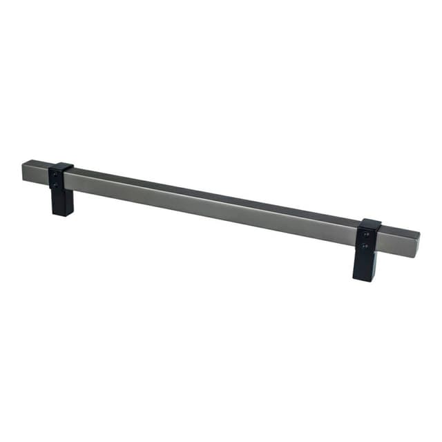 8-13/16" Rivet Rebel Handle Pull, Slate/Matte Black