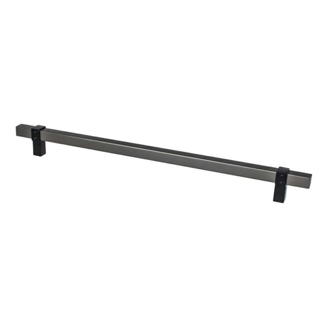 12" Rivet Rebel Appliance Pull, Slate/Matte Black