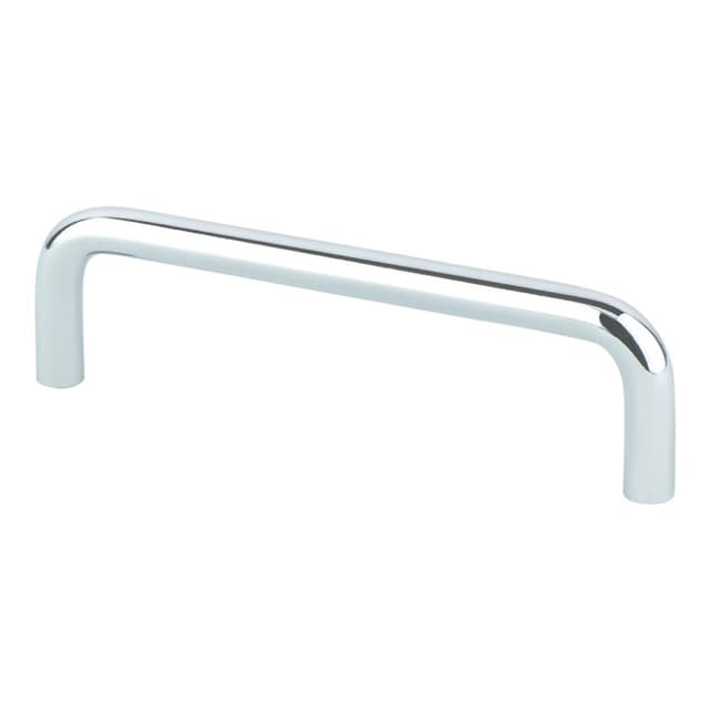 4" Zurich Wire Pull, Polished Chrome, 4-5/16" Length