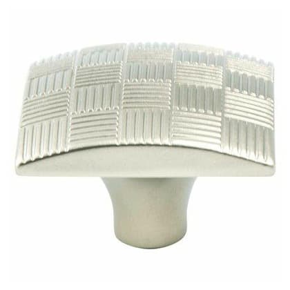 1-3/8" Virtuoso Large Square Knob, Satin Nickel