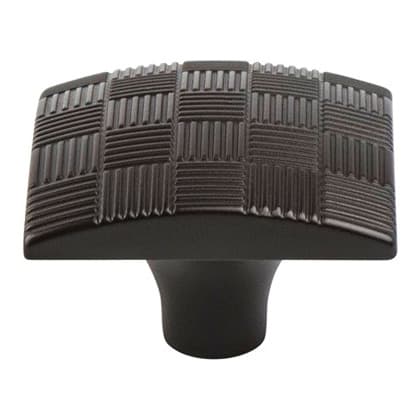 1-3/8" Virtuoso Large Square Knob, Rubbed Bronze