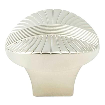 1-3/8" Opus Oval Knob, Satin Nickel