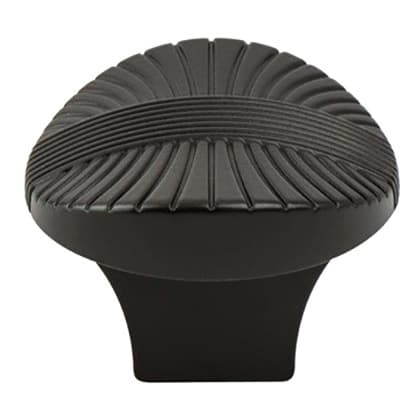 1-3/8" Opus Oval Knob, Rubbed Bronze