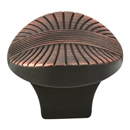 1-3/8" Opus Oval Knob, Verona Bronze
