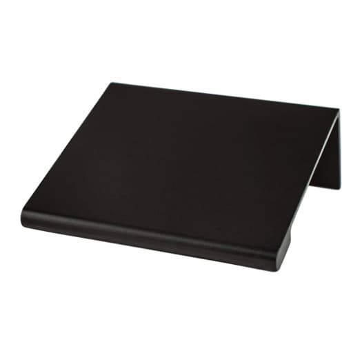 1" Edge Finger Pull, Matte Black