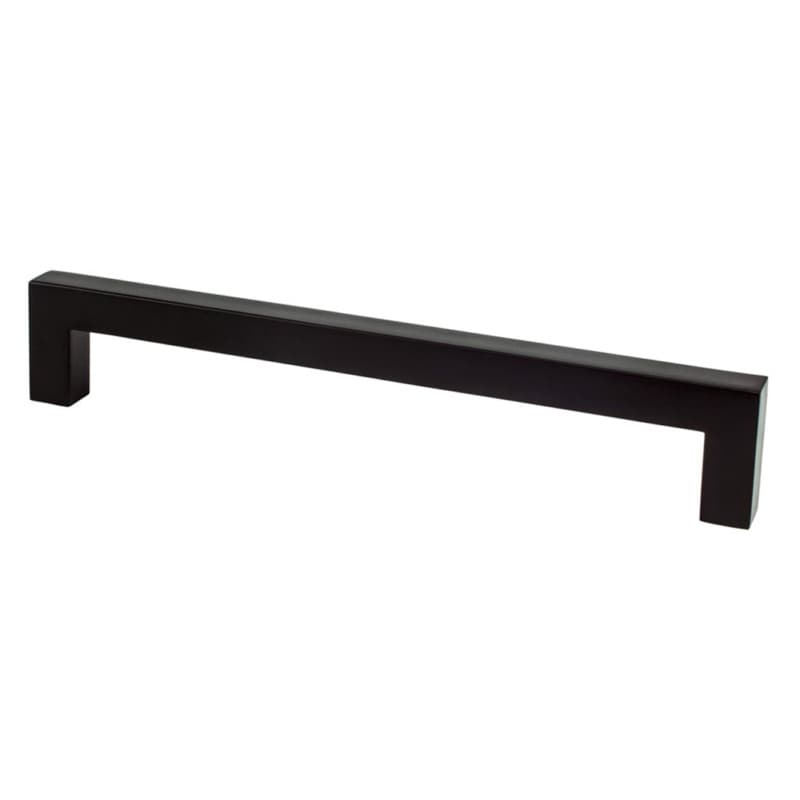 6-5/16" Square Pull, Matte Black