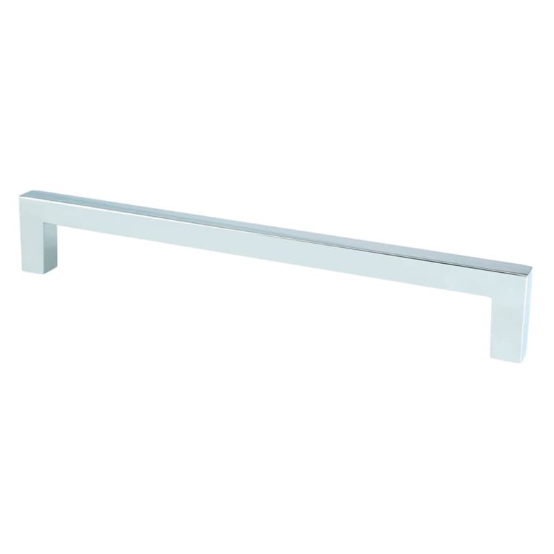 7-9/16" Square Pull, Polished Chrome