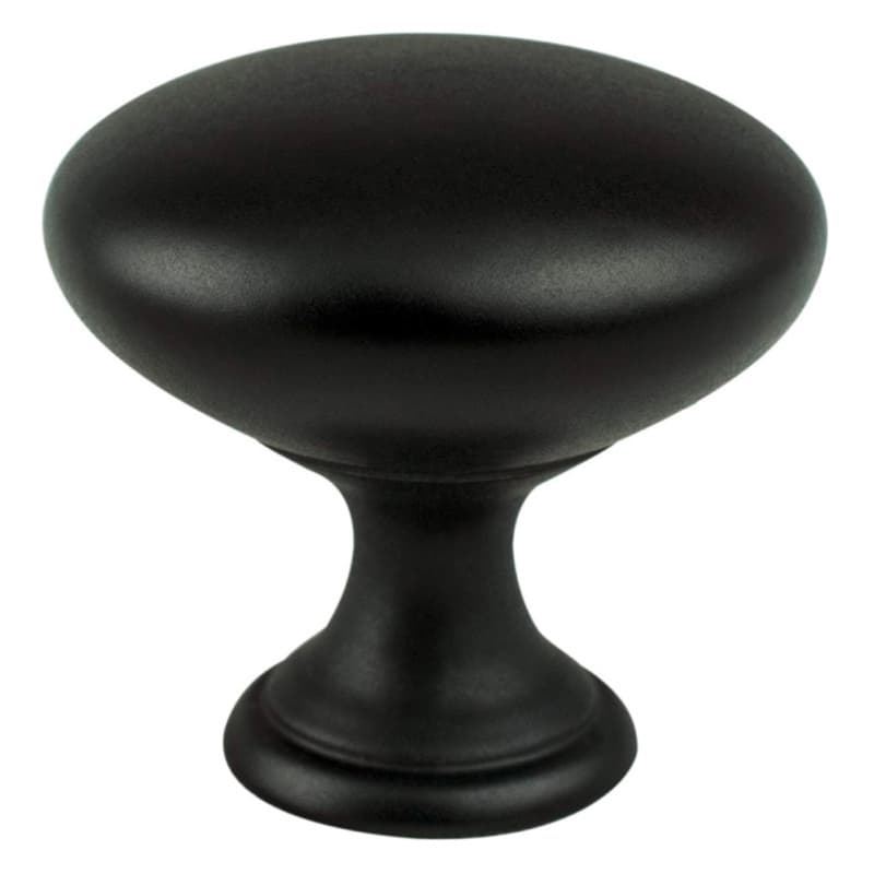 1-1/8" Advantage-1 Round Knob, Matte Black