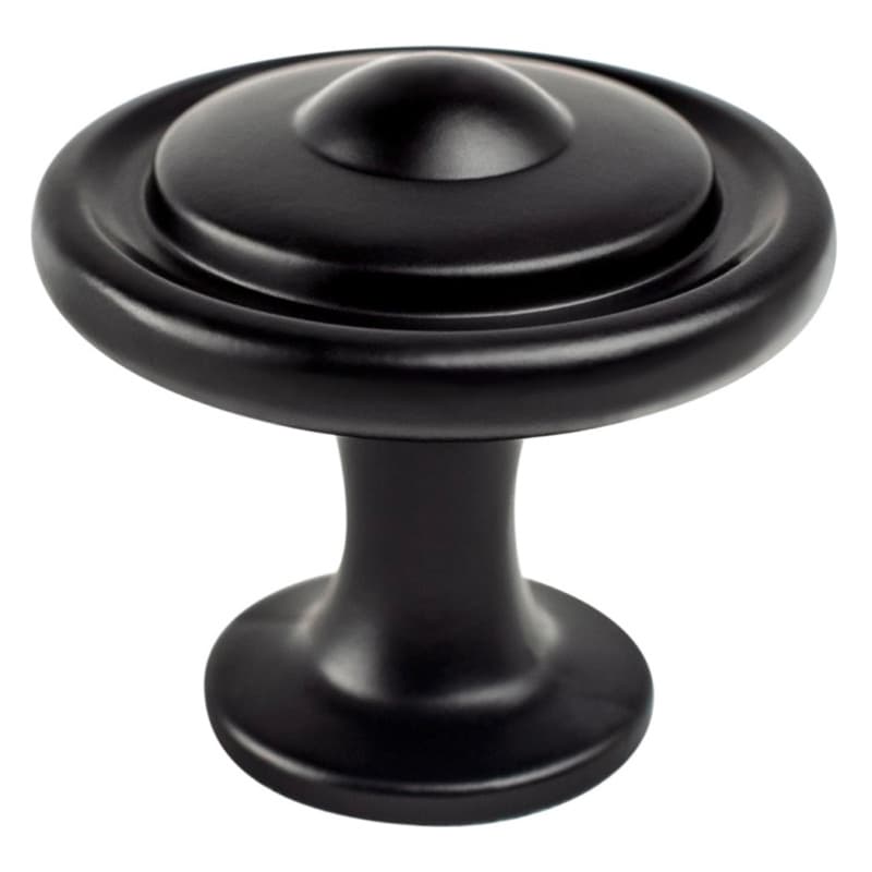 1-1/4" Advantage-3 Button Knob, Matte Black
