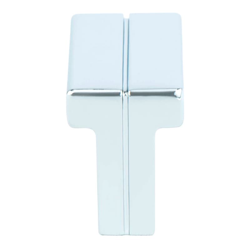 1-3/8" Skyline Rectangle Knob, Polished Chrome