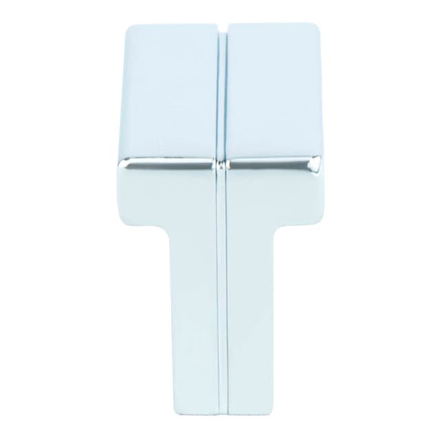 1-3/8" Skyline Rectangle Knob, Polished Chrome