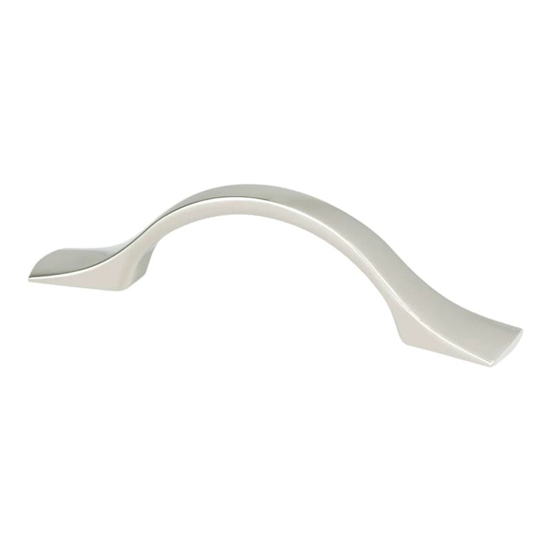 3" Echo Arch Pull, Polished Nickel, 4-3/4" Length