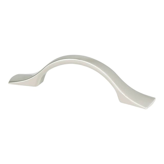 3" Echo Arch Pull, Polished Nickel, 4-3/4" Length