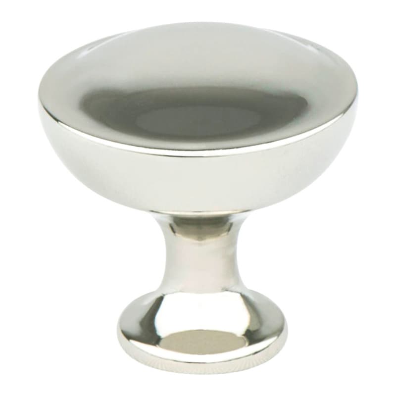 1-3/16" Echo Mushroom Knob, Polished Nickel, 1-3/16" Length
