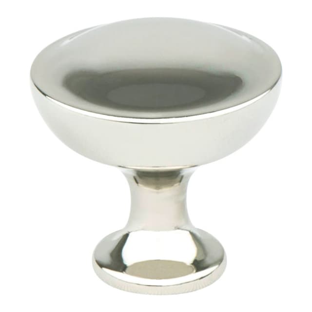 1-3/16" Echo Mushroom Knob, Polished Nickel, 1-3/16" Length