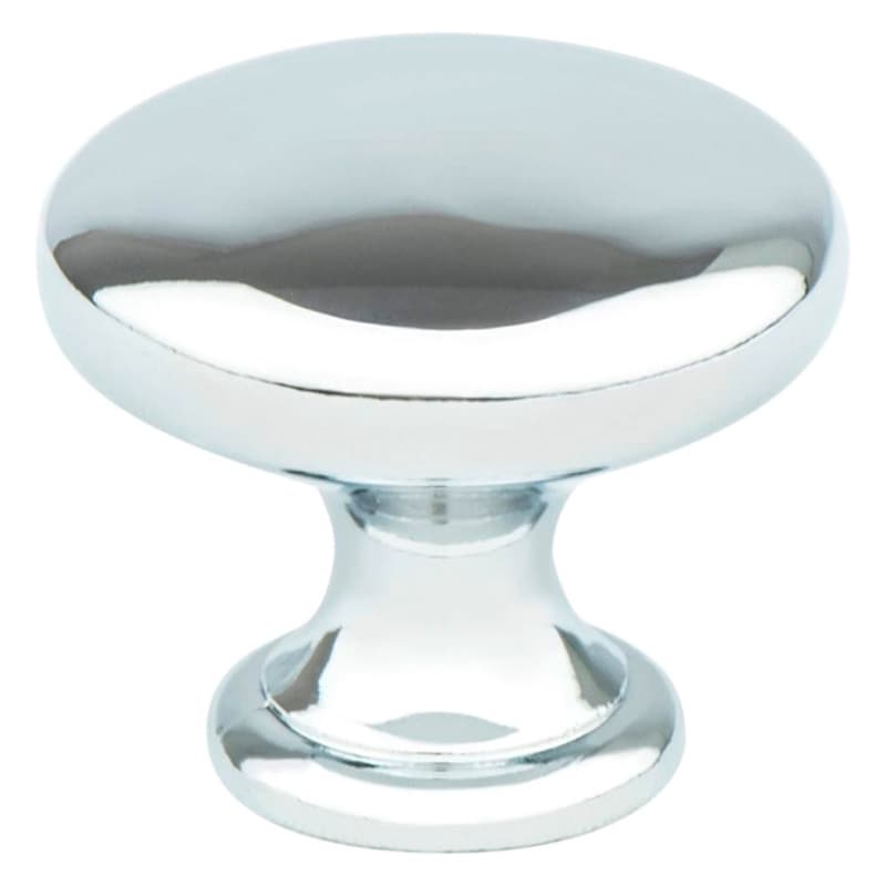 31mm Advantage Plus-7 Round Knob, Polished Chrome