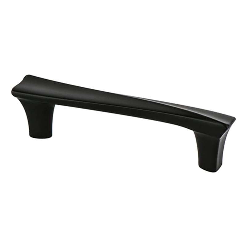 96mm Fluidic Handle Pull, Black, 4-11/16" Length