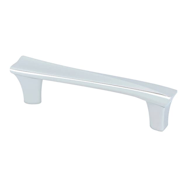 96mm Fluidic Handle Pull, Polished Chrome