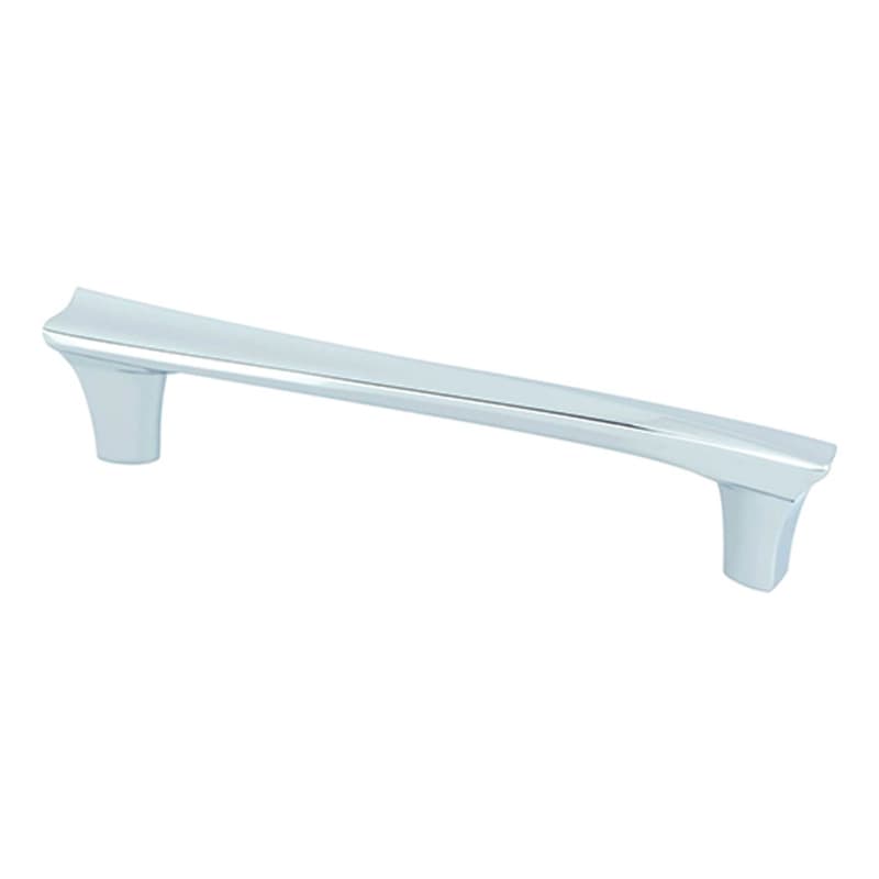 128mm Fluidic Bar Pull, Polished Chrome