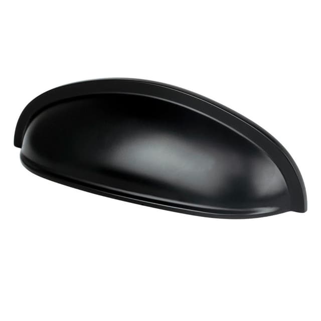 3" Berenson Cup Pull, Matte Black