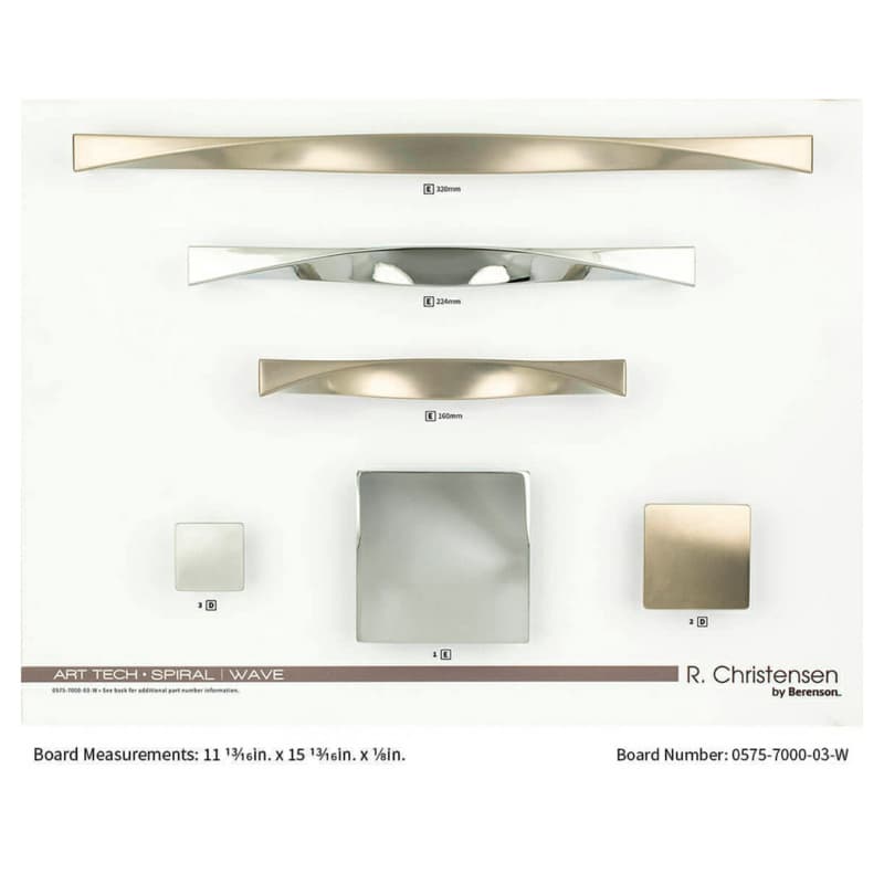 Berenson 11-3/4" x 15-3/4" Spiral/Wave Display Board