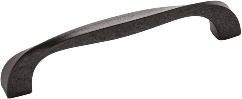 5-1/16" Twist Handle Pull, Black Iron (10/Box)