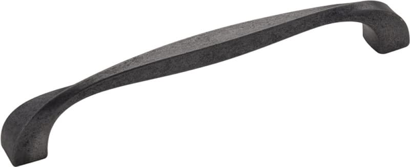 6-5/16" Twist Handle Pull, Black Iron (5/Box)