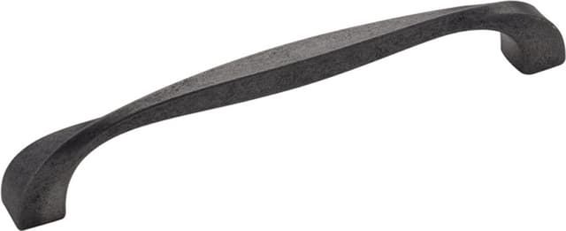 6-5/16" Twist Handle Pull, Black Iron (5/Box)