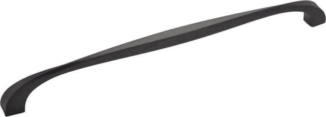 12" Twist Handle Pull, Black Iron (5/Box)