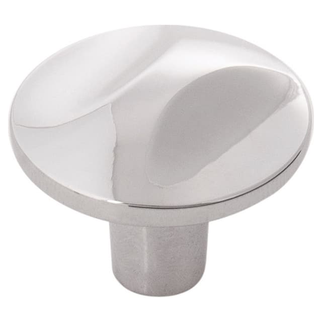 1-1/4" Crest Cabinet Knob, Chrome (10/Box)