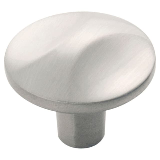 1-1/4" Crest Cabinet Knob, Satin Nickel (10/Box)
