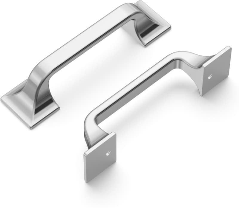 3" Forge Handle Pull, Chrome (10/Box)