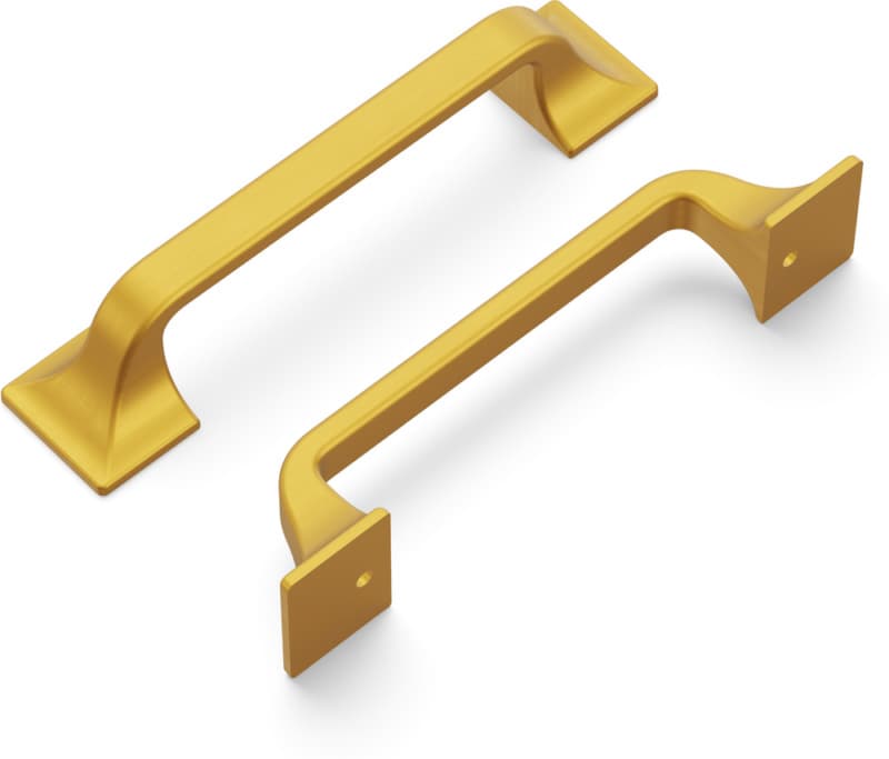 3-3/4" Forge Handle Pull, Brushed Golden Brass (10/Box)