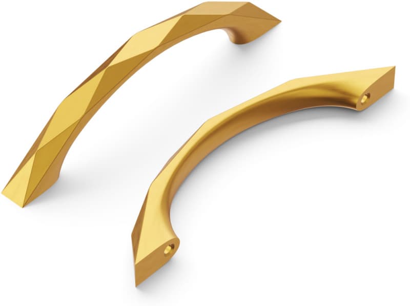 3-3/4" Karat Arch Pull, Brushed Golden Brass (10/Box)