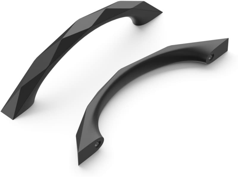 3-3/4" Karat Arch Pull, Matte Black (10/Box)
