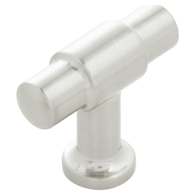 1-5/8" x 5/8" Piper T-Cabinet Knob, Satin Nickel (10/Box)