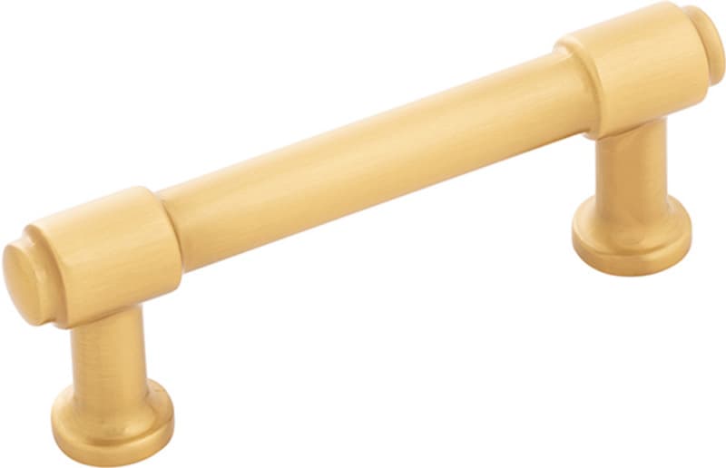 3" Piper Bar Pull, Brushed Golden Brass (10/Box)