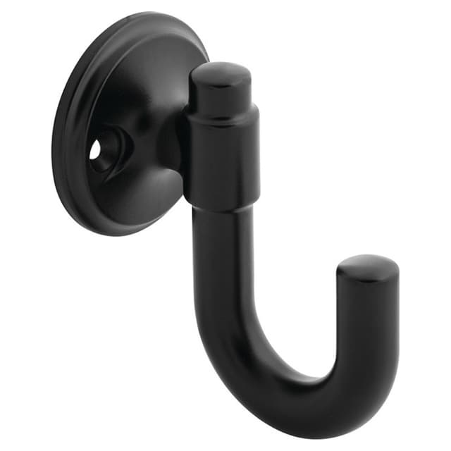 1-1/8" Piper Hook, Matte Black (5/Box)