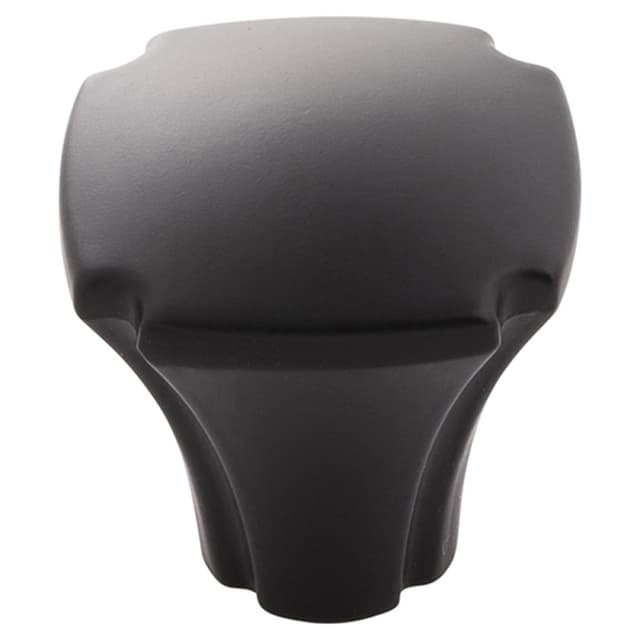 1-1/8" Veranda Square Cabinet Knob, Matte Black (10/Box)