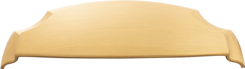3" Veranda Cup Pull, Brushed Golden Brass (10/Box)