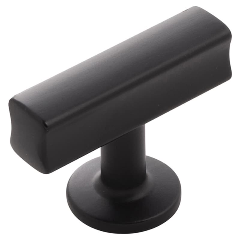 1-15/16" x 15/16" Woodward T-Cabinet Knob, Matte Black (10/Box)