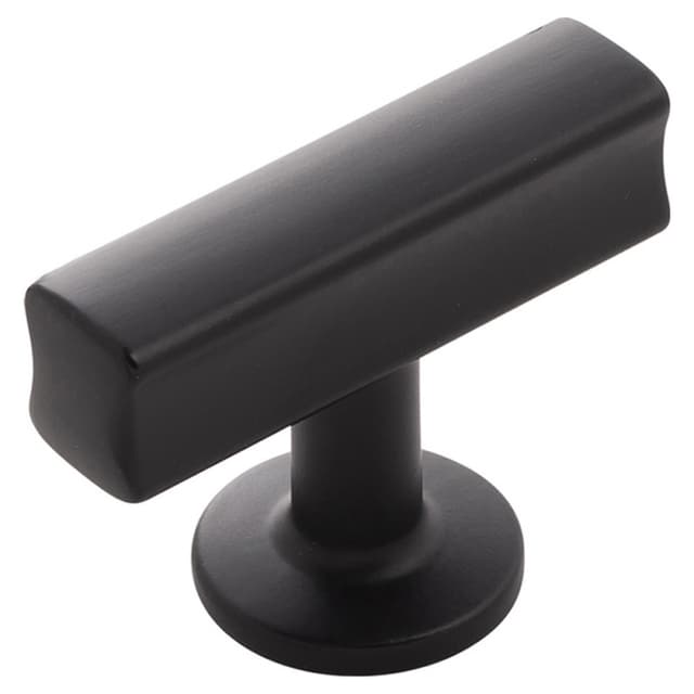1-15/16" x 15/16" Woodward T-Cabinet Knob, Matte Black (10/Box)